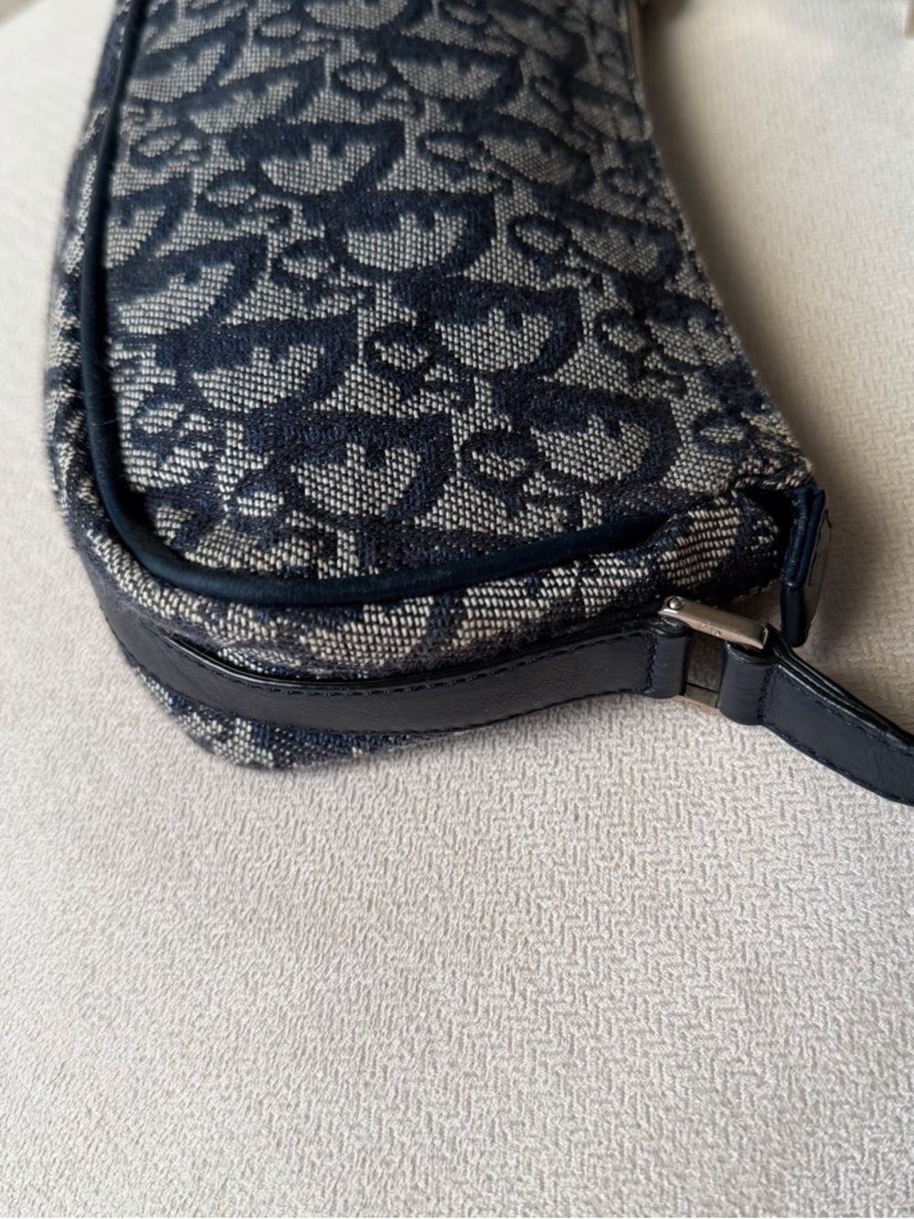 Christian Dior D Charm Blue Trotter Pochette - Picture 5 of 9
